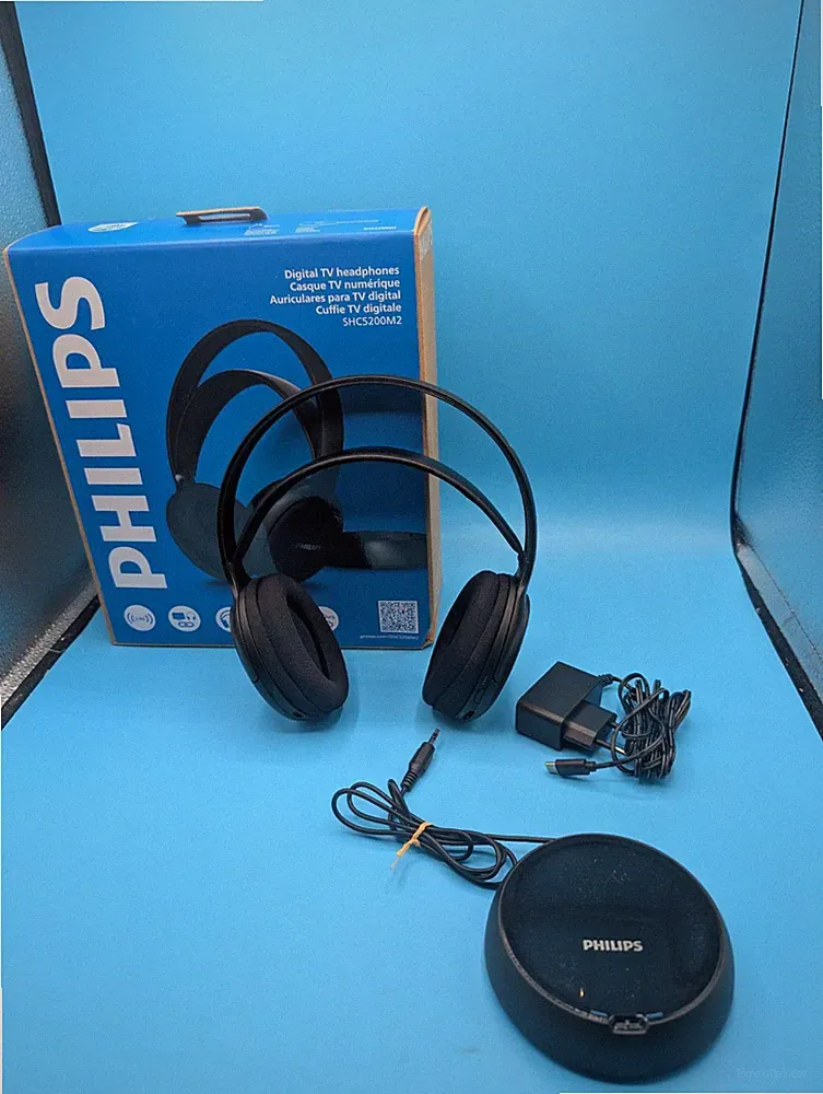 Philips SHC5200M2 TV Kopfhörer kabellos OVP #TK2458A