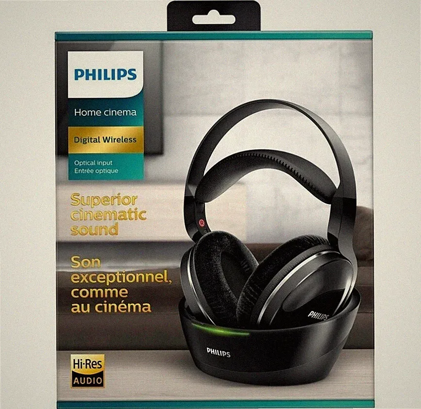 PHILIPS SHD8850/12 Over-Ear-Kopfhörer kabellos 8 - 22.500 Hz Funk 24 Ohm