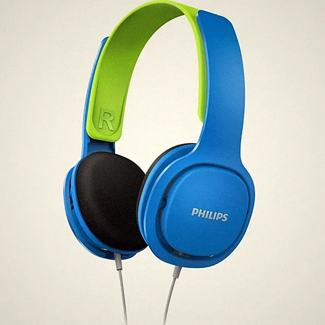 Philips SHK-2000BL/00 - Kinderkopfhörer - ab 3 Jahre - kabelgebunden - blau/grün