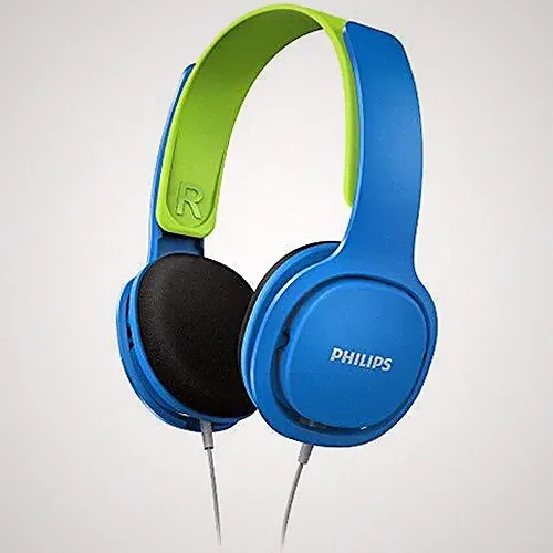 Philips SHK2000BL/00 Over Ear Kinder Kopfhörer 85dB Lautstärkebegrenzung Blau