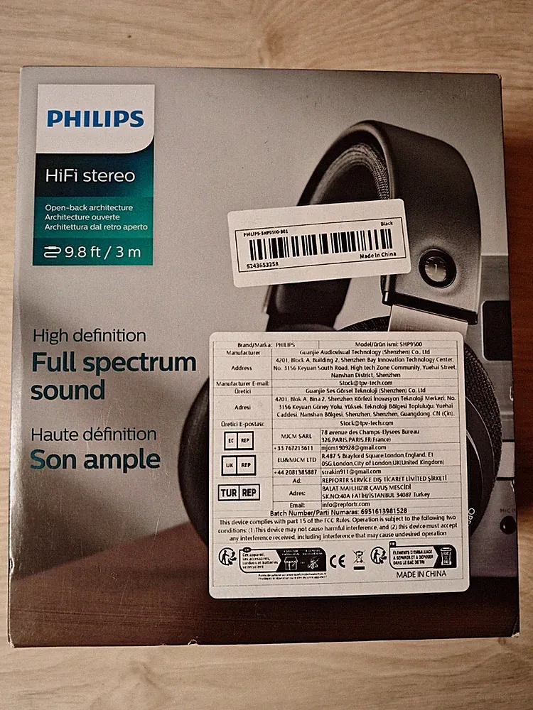 Philips SHP 9500 | Neu & OVP | Offener Over-Ear HiFi-Kopfhörer - NEU&OVP✅