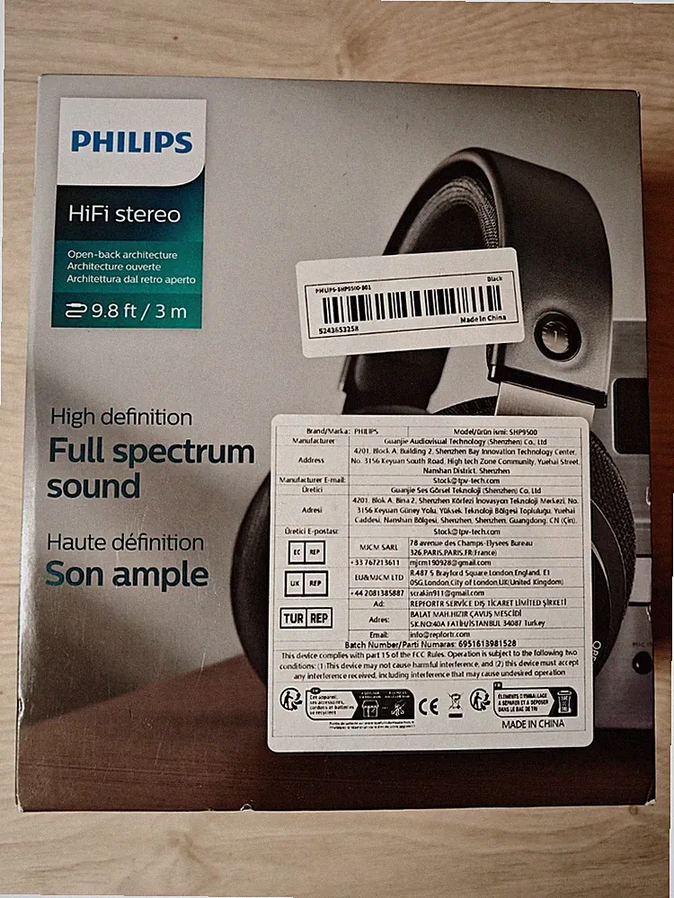 Philips SHP 9500 Offener Over-Ear HiFi-Kopfhörer - NEU & OVP ✅