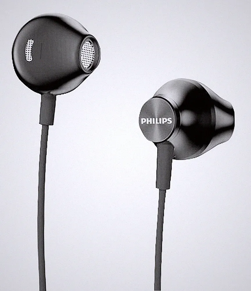 Philips Stereo Headset Kopfhörer In-Ear Schwarz TAUE100 Super Bass OVP