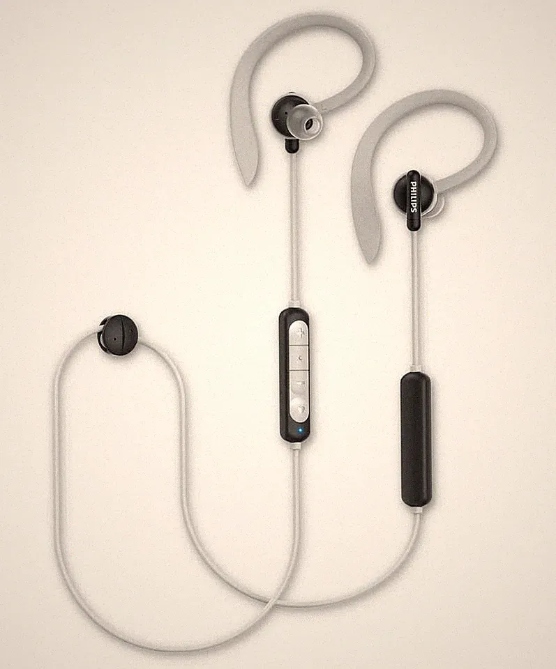 Philips TAA4205 In-Ear Ohrhörer Set - Weiß/Schwarz (TAA4205BK/00)