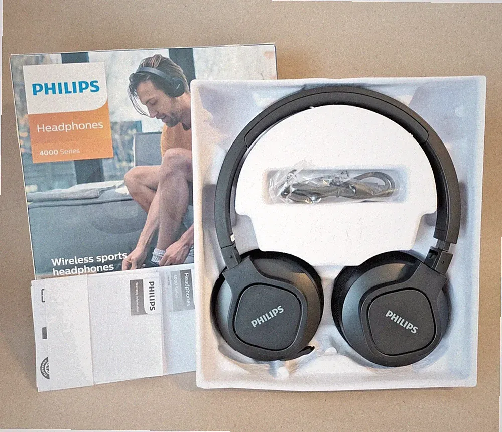 Philips TAA4216BK Kabellose On-Ear-Kopfhörer - Schwarz