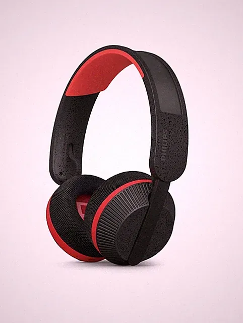Philips TAA6219BK Solarbetriebene Selbstladende On Ear Bluetooth Kopfhörer 80 Hou