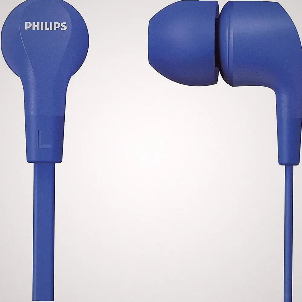 Philips TAE1105/00 Kopfhörer In-Ear mit Inline-Fernbedienung - Blau