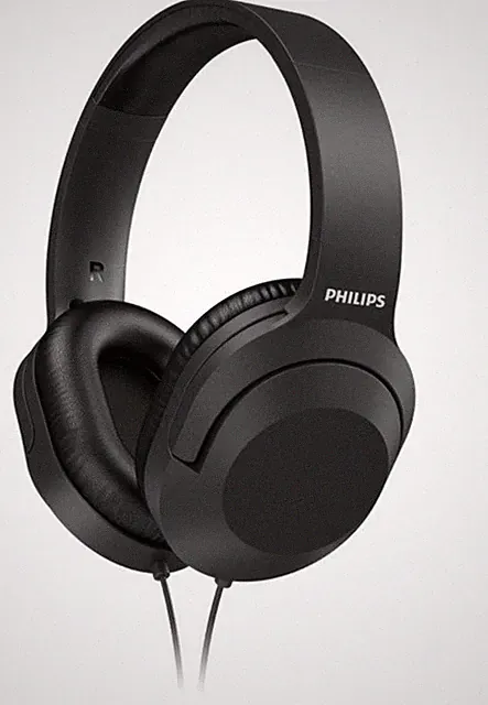 Philips TAH2005BK/00 On-Ear Kopfhörer Schwarz 3,5mm 2m 20-20000Hz 32Ω passiv