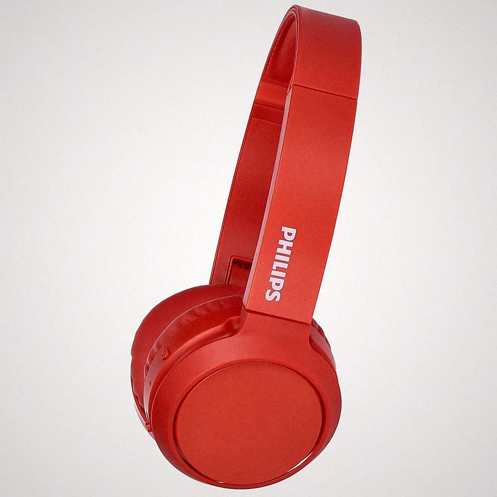 Philips TAH4205RD Bluetooth HiFi On Ear Kopfhörer On Ear Lautstärkeregelung Rot