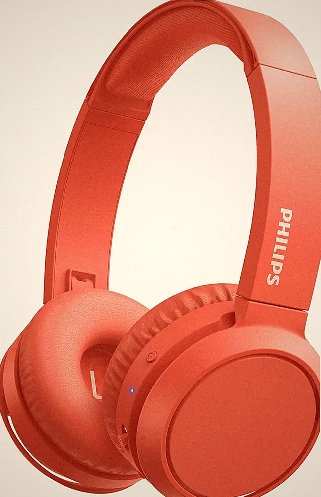 PHILIPS TAH4205RD On Ear Kopfhörer mit Bass Boost Tast Bluetooth 29h Geräuschiso