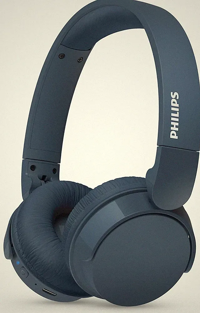 Philips TAH4209BL Bluetooth Kopfhörer On Ear Bass USB C Blau 55h Akku Musik