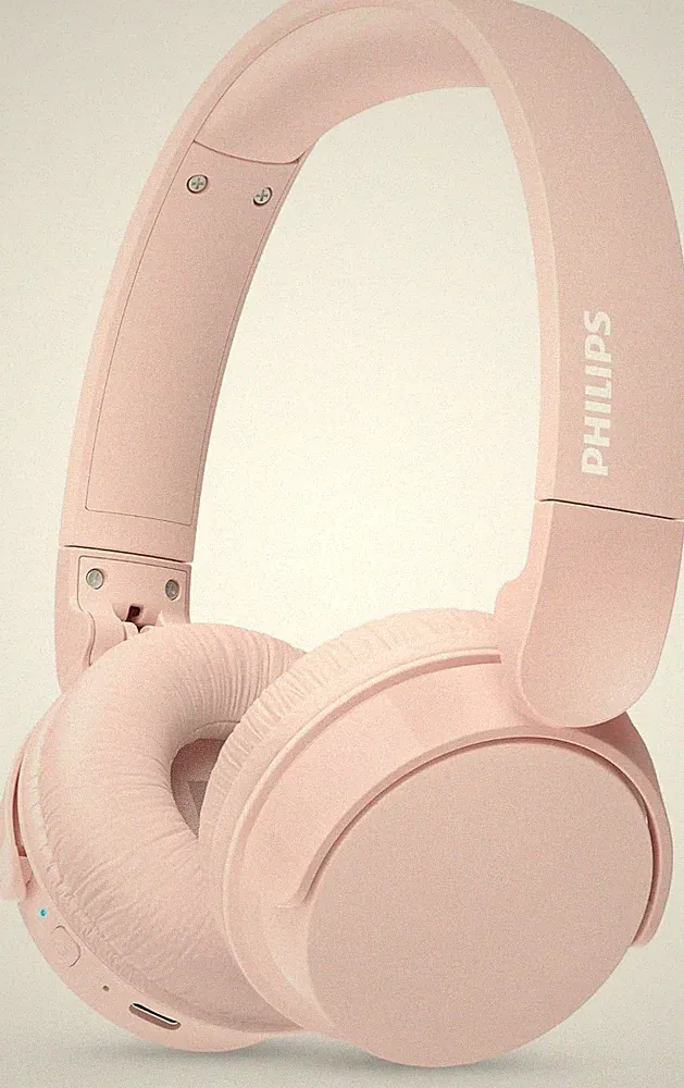 Philips TAH4209PK Bluetooth Kopfhörer On Ear Bass USB C Pink 55h Akku Musik