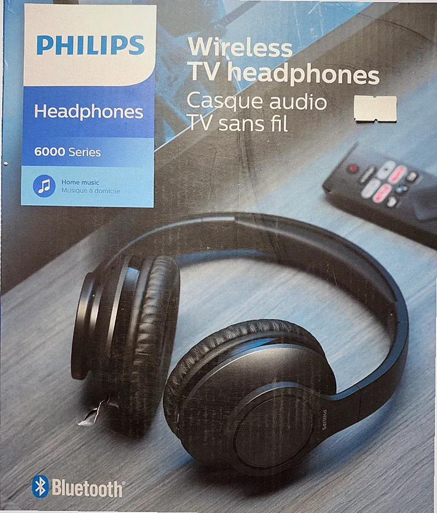 Philips TAH6206 TV Kopfhörer kabellos Bluetooth Over-Ear + Sender