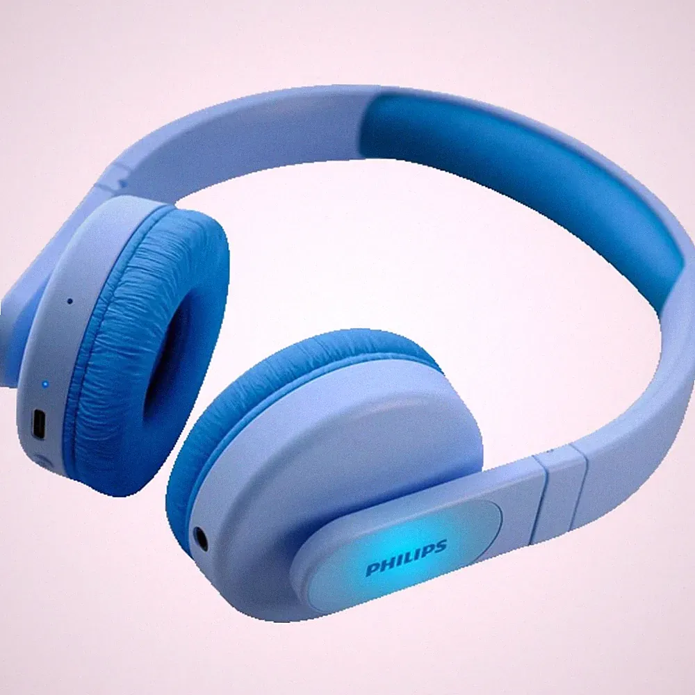 Philips TAK 4206 BL/00 On-ear Kinder Kopfhörer Blau Bluetooth kabellos