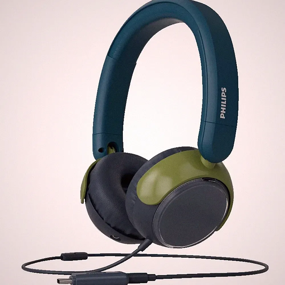 Philips TAK2000CT/00 Over-ear Kopfhörer Kristallisches Blaugrün Bluetooth