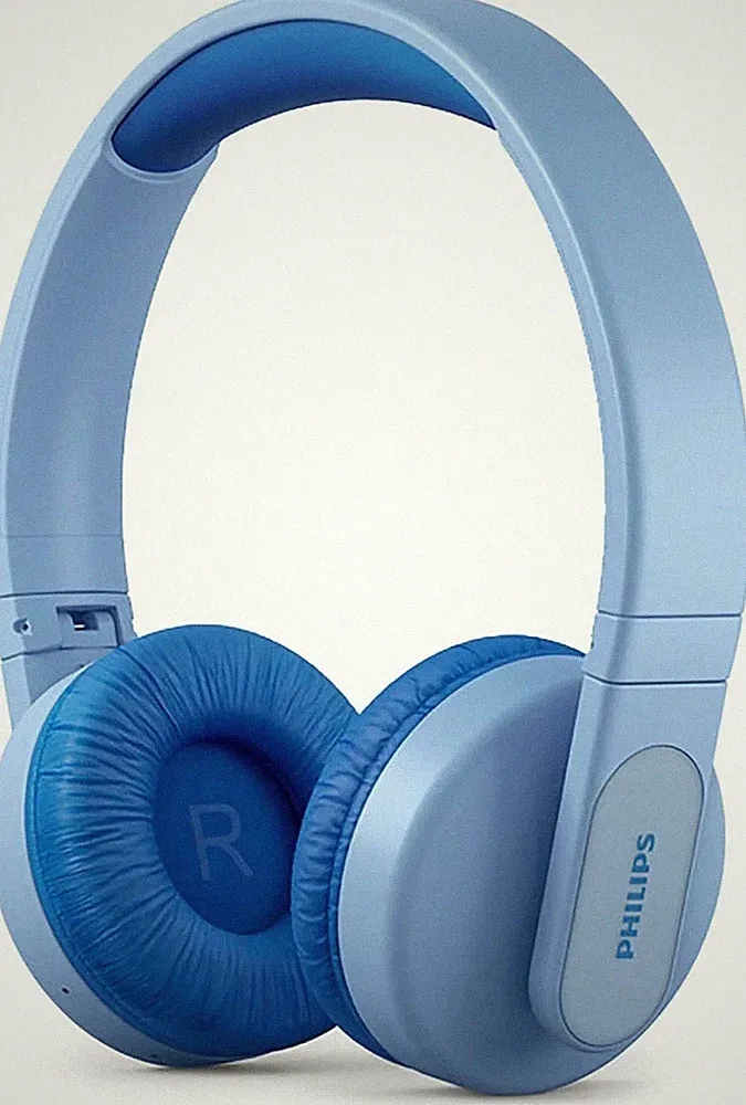 Philips TAK4206BL/00 Over Ear Bluetooth Kinder Kopfhörer Kabellos, blau