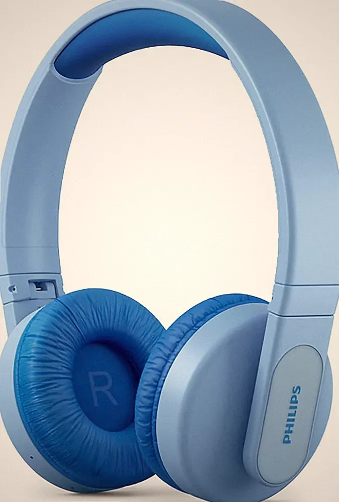 Philips TAK4206BL/00 Over Ear Bluetooth Kinder Kopfhörer Kabellos, blau, Headset