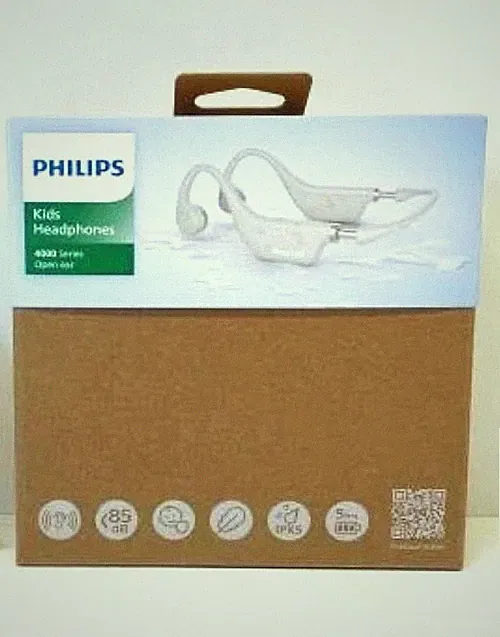 Philips - TAK4607GY/00 - Kabellose Open-Ear-Kopfhörer für Kinder - grau - Neu
