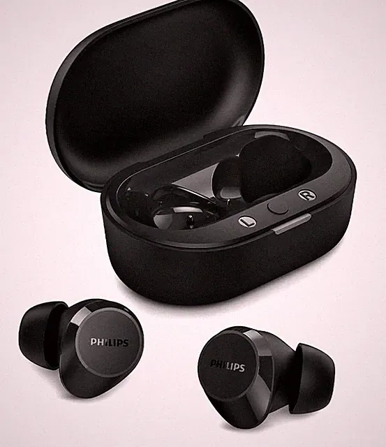 Philips TAT1209BK TWS in Ear Bluetooth Kopfhörer | kabellose Ohrhörer I Schwarz