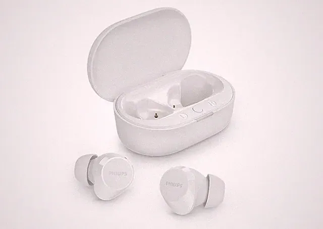 Philips TAT1209WT Bluetooth TrueWireless In-Ear Ohrhörer Weiß – 18h Akkulaufzeit