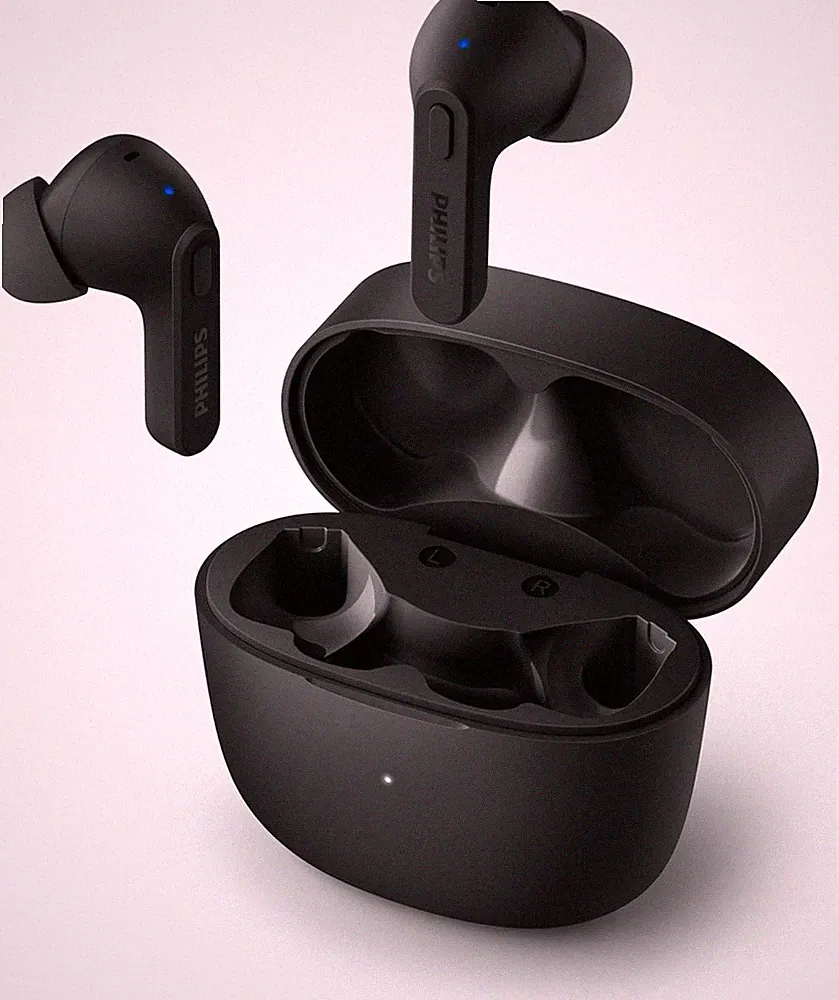 Philips TAT2206BK True Wireless Kopfhörer - Bluetooth Ohrhörer Schwarz