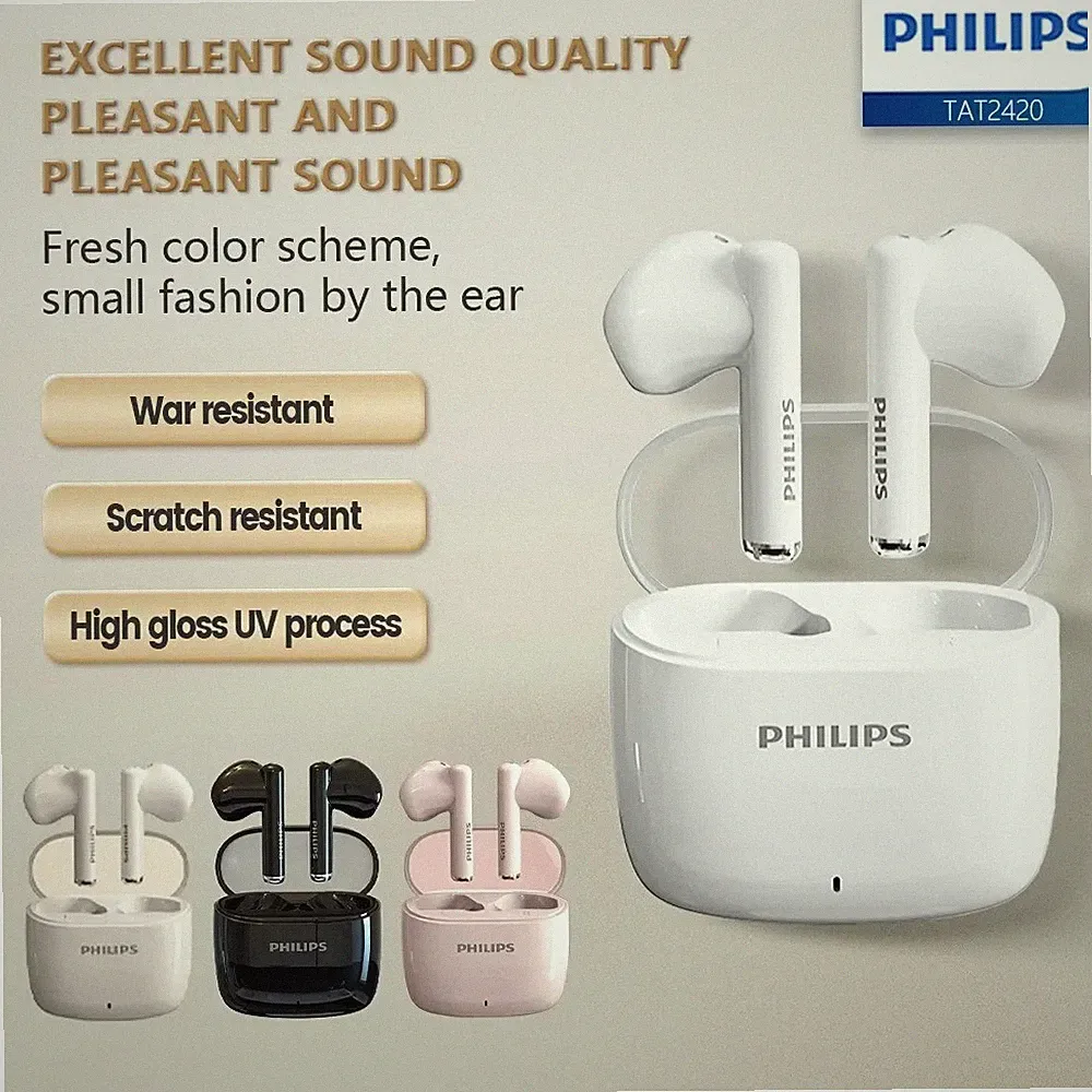 PHILIPS TAT2420 MINI Semi-in-Ear-Wireless Ergonomische gaming headset-Kopfhörer