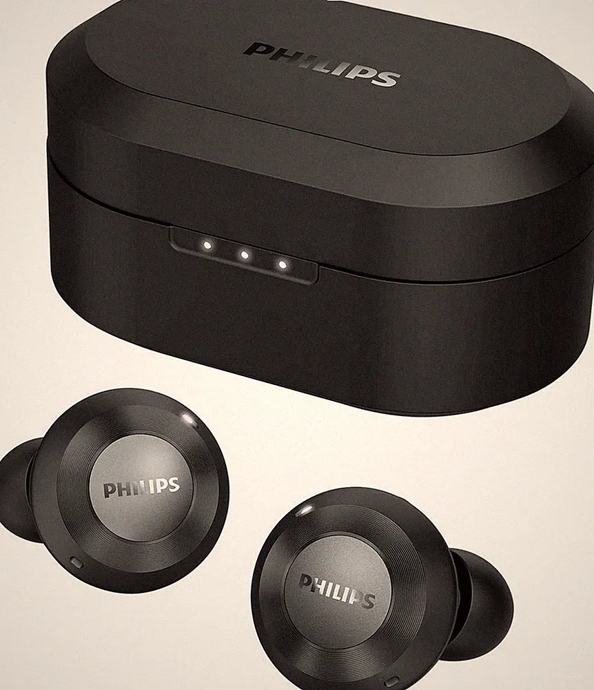Philips TAT8505 In-Ear Kopfhörer schwarz Bluetooth kabellos Mikrofon Mono-Modus