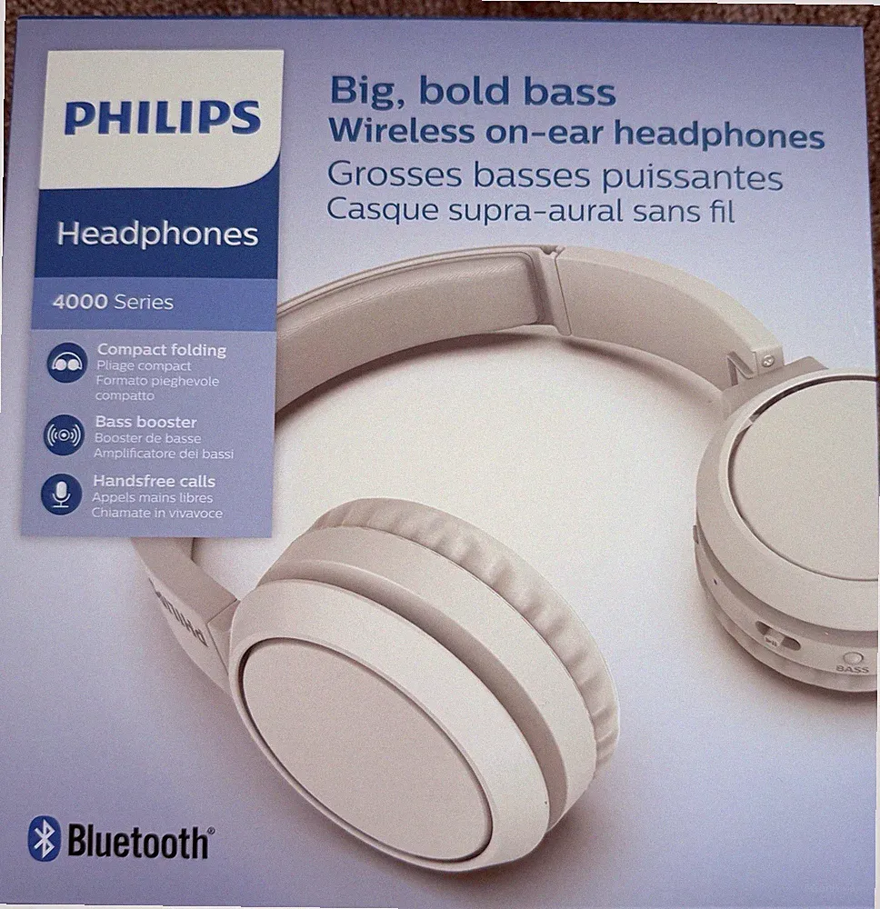 Philips Wireless On-Ear-Kopfhörer, 4000 Series