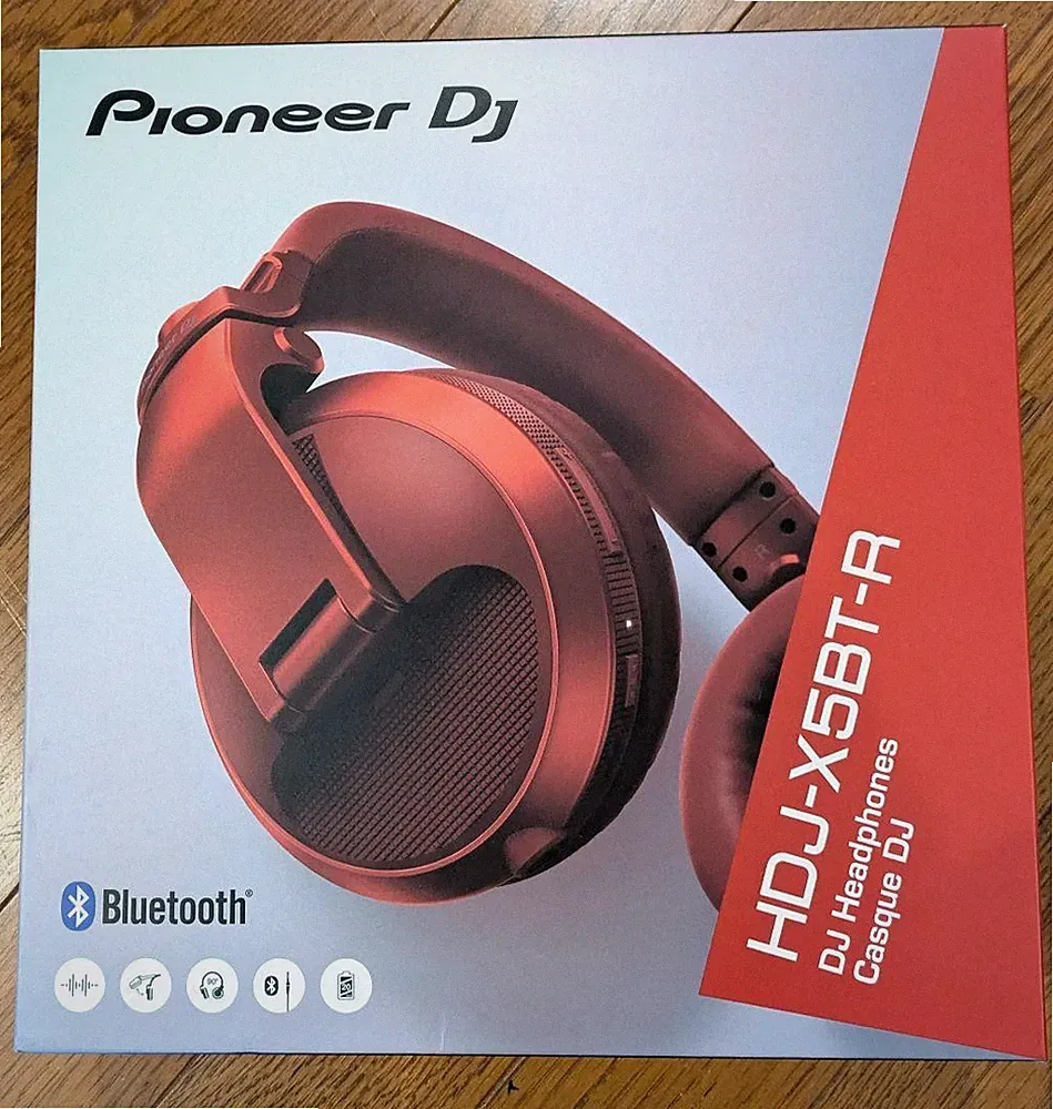 Pioneer DJ HDJ-X5BT-R Wireless Kopfhörer Bluetooth Rot Kashima Geweih