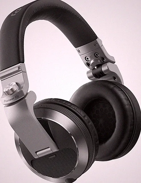 Pioneer DJ HDJ-X7 professionelle Over-Ear DJ-Kopfhörer silber HDJX7 kabelgebu...