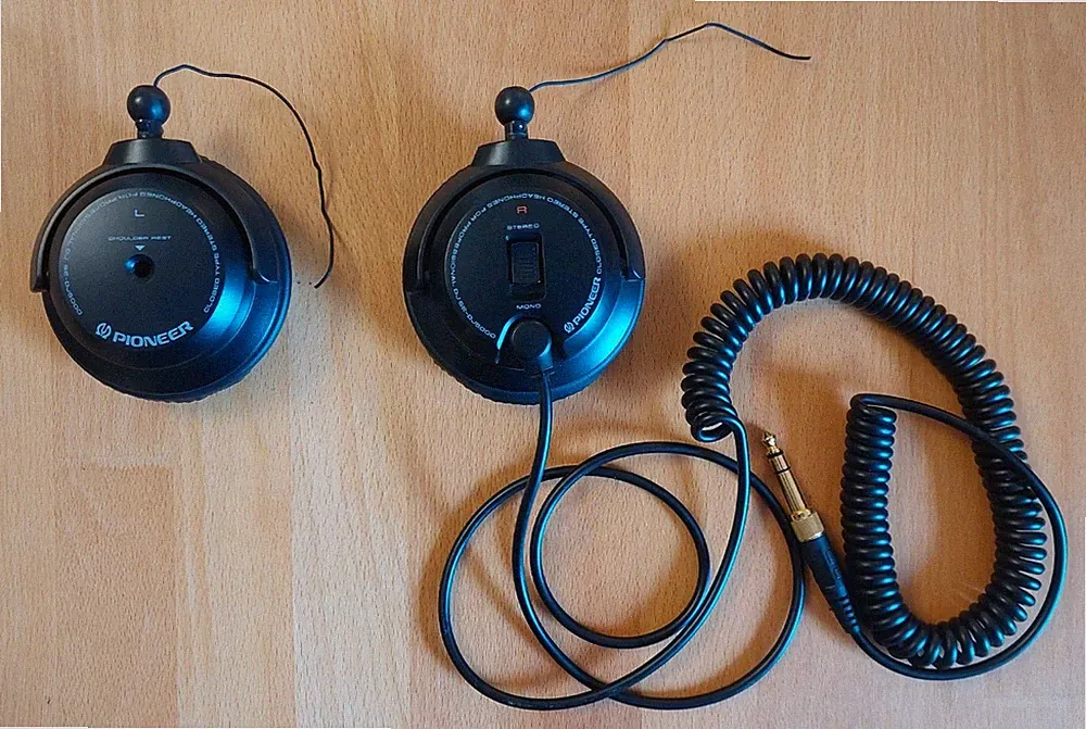 Pioneer DJ SE-DJ5000 Kopfhörer Ersatzteile mit Originalanschluss