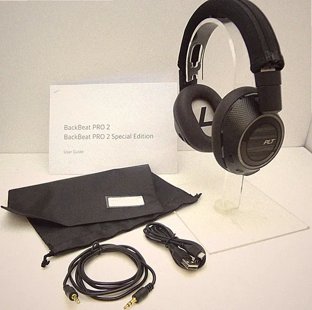 Plantronics BackBeat PRO 2 Bluetooth-Headset Schwarz Mit 3.5mm Audiokabel