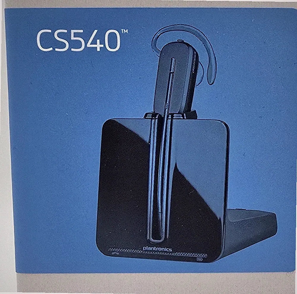 Plantronics CS540A Headset Convertible Dect PC Homeoffice Büro Station Kopfhörer