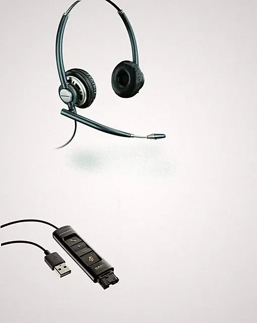 Plantronics Encorepro HW725 Stereo USB Headset Ms Skype Certified 203478-01