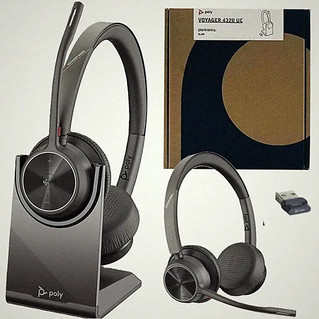 Plantronics Voyager 4320 UC Bluetooth Headset Drahtlos für Büro PC