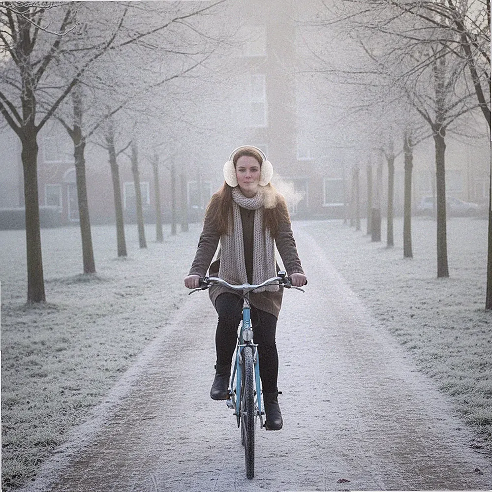 Plüsch Ohrenschützer für Winter Fahrradfahren, Warme Ohrenwärmer, für Radfahrer