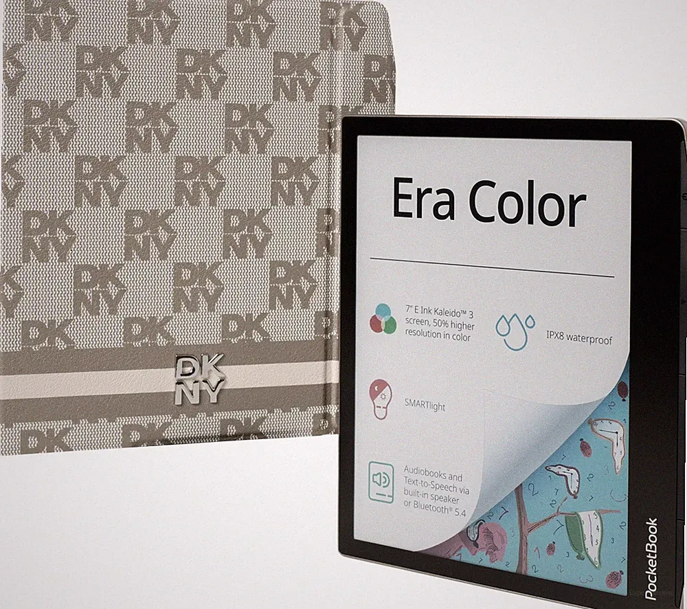 PocketBook Era Color E-Reader 7" E-Ink 32 GB Bluetooth Beige DACH Bundle DKNY