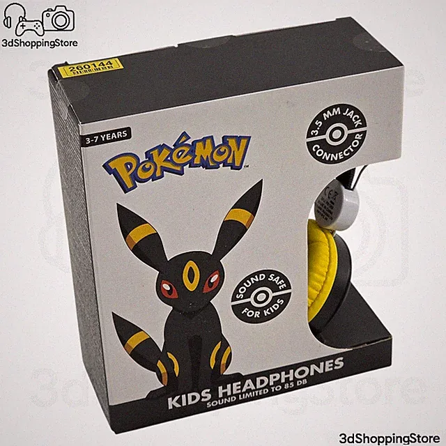 Pokémon Kids Headphones Over-Ear Kinderkopfhörer 85 dB 3–7 Jahre 3,5mm Klinke