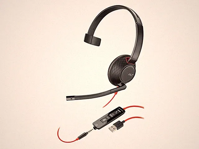 Poly Blackwire 5210 C5210 USB-A WW Headset Mono