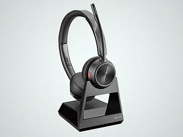 Poly Savi 7220 Office Headset-System On-Ear DECT kabellos
