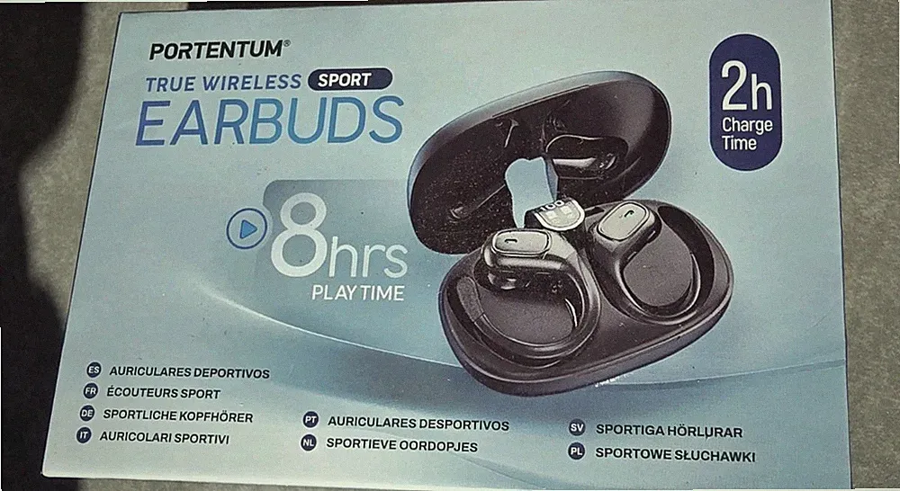 PORTENTUM True Wireless Sport Earbuds – Bluetooth Sport-Kopfhörer