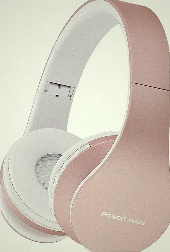 PowerLocus Bluetooth Kopfhörer, Over Ear, Faltbare HiFi-Stereo-Kopfhörer mit t