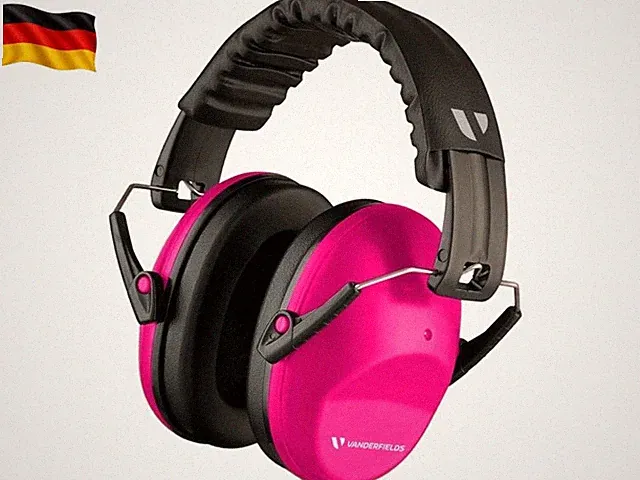 Premium Gehörschutz-Ohrenschützer - Breitband-Schallreduzierung 29 dB bei 2 KHz