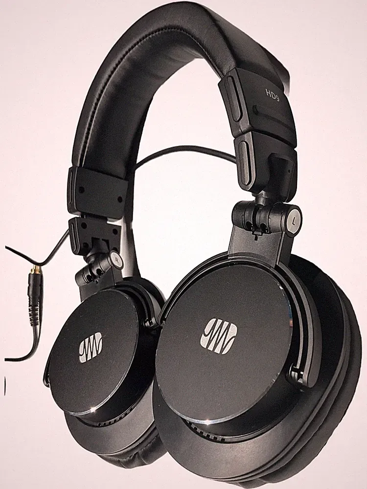 PreSonus HD9 On-Ear Kopfhörer Schwarz Kabelgebunden Studio Monitoring