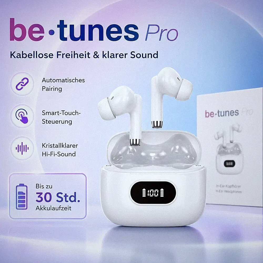PRO BT-14 Bluetooth 5.3 In-Ear Kopfhörer Touch 8 Std Weiß