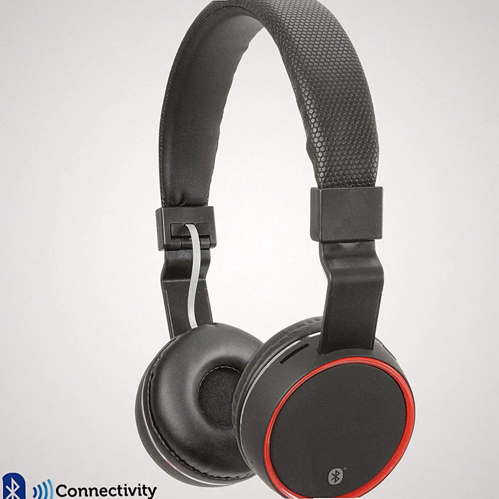 PRO Schwarz Wireless Bluetooth Klappbar Kopfhörer Mikrofon FM SD Gaming Geschenk