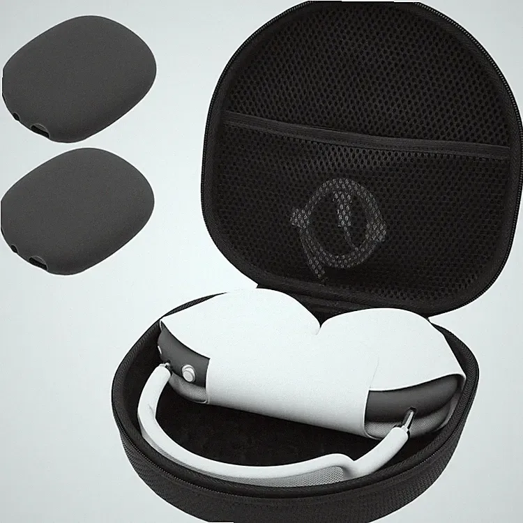 ProCase Hart Kopfhörer Tasche für AirPods Max mit 2 Silikon Schutzhüllen