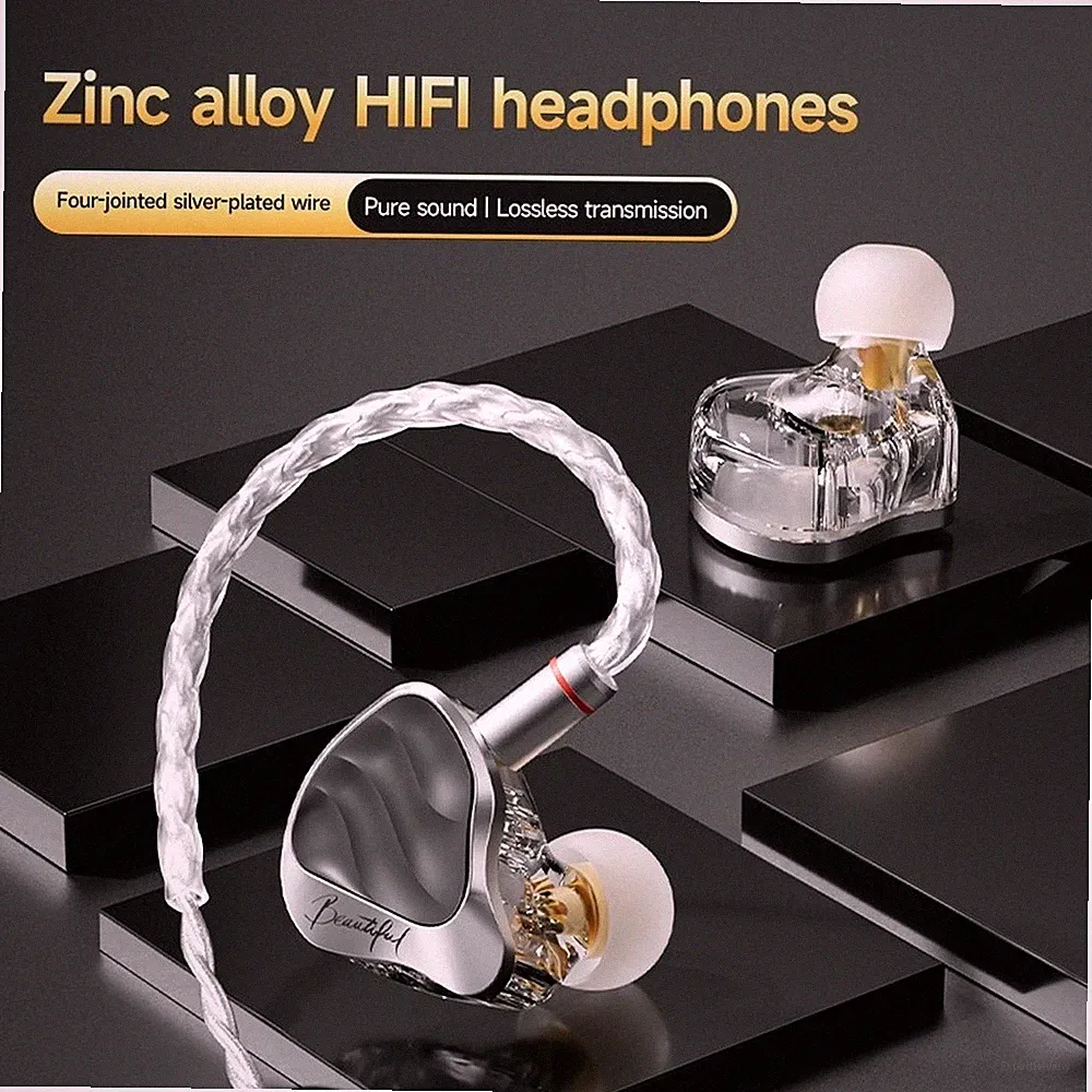 Professionelle kabelgebundene Gaming Ohrhörer HIFI Sound dynamische Treiber ABS