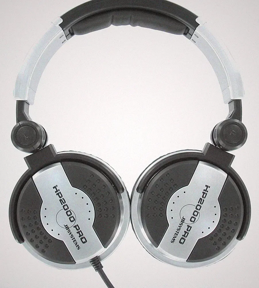 Profi DJ KOPFHÖRER JB Systems HP 2000 Studio Monitor stereo Ohrhörer faltbar NEU