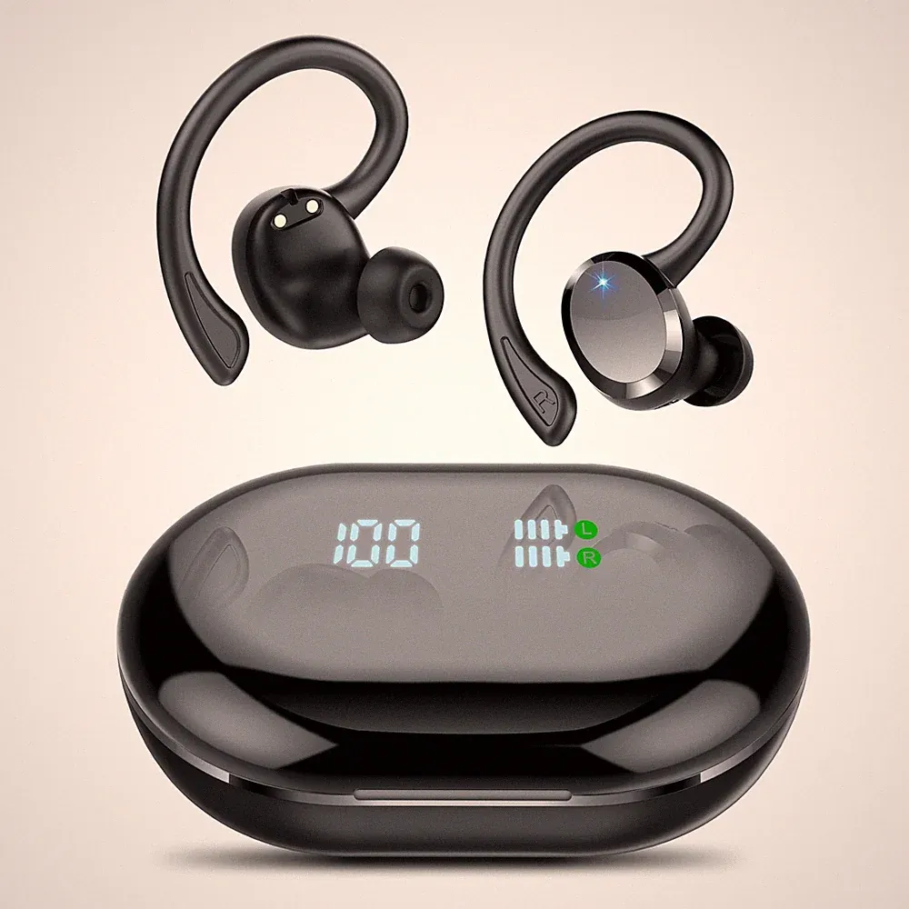 Q38 Bluetooth Kopfhörer Sport Kabellos mit ENC Geräuschunterdrückung, 54 Stunden